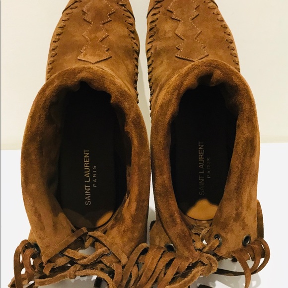 YSL Nino Fringe Bootie - Picture 3 of 8